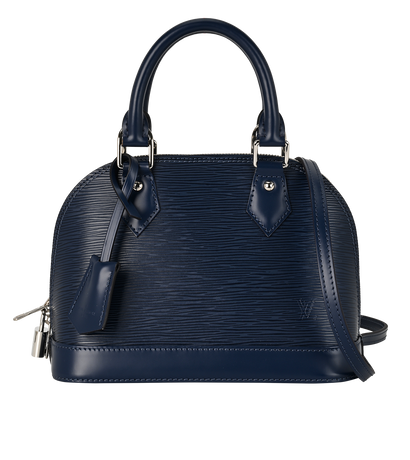 Alma BB Epi, &pound;1,150, Handbags, Blue, Leather, Front view